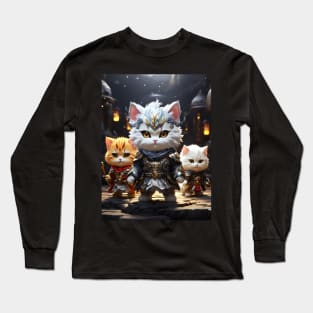 Persian warrior kittens Long Sleeve T-Shirt